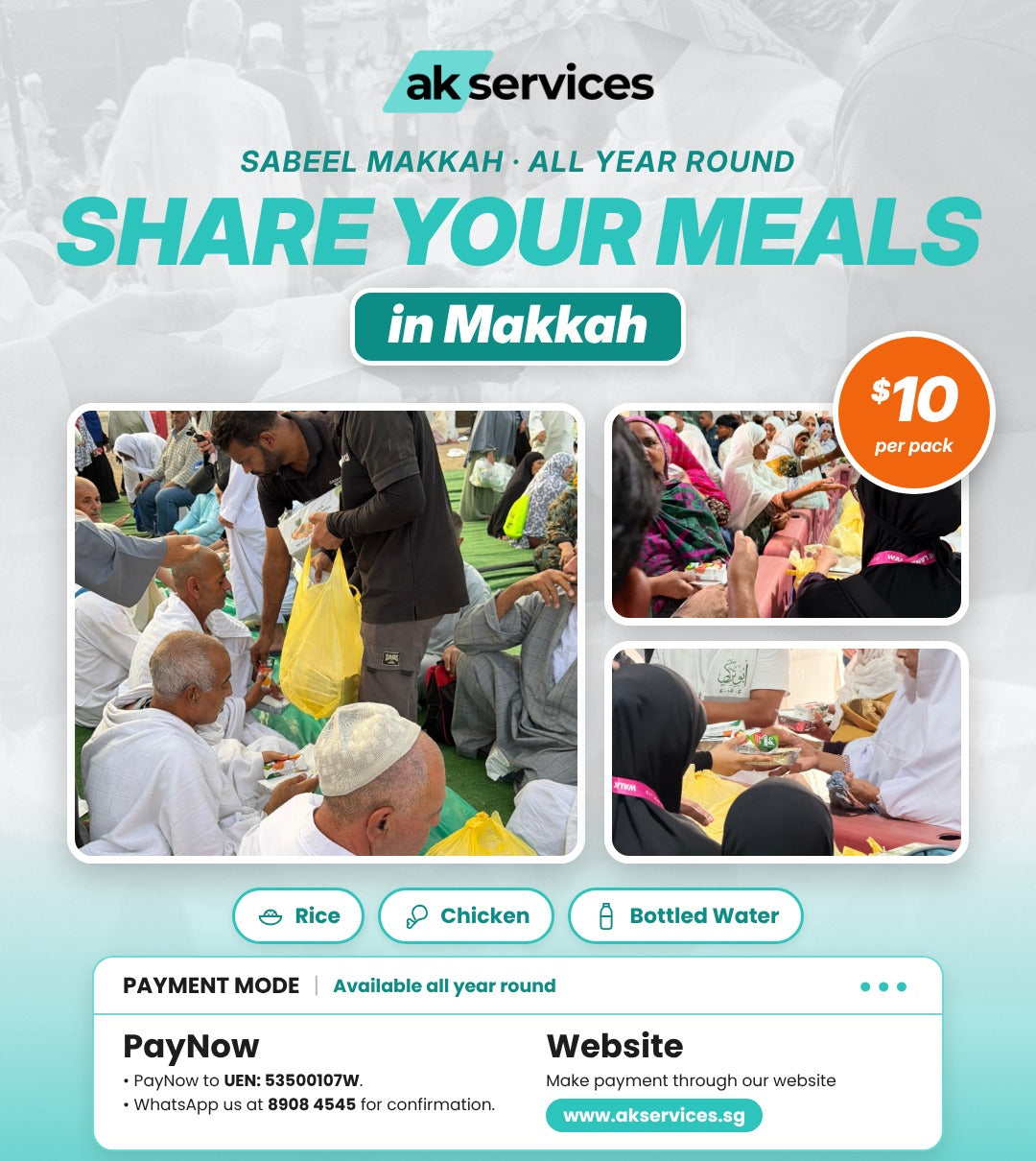 Share Your Meals in Makkah